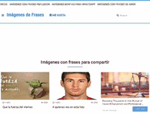 Tablet Screenshot of imagenesdefrases.com